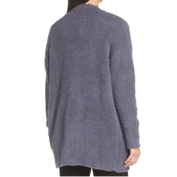 Barefoot Dreams CozyChic Open Front Sherpa Cardigan Sweater Lavender Womens XL - Picture 2 of 9